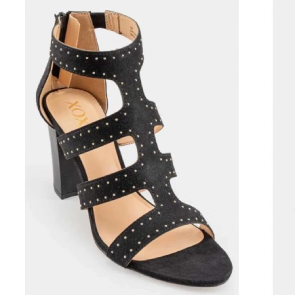 NEW XOXO Batson stud lined heeled sandals